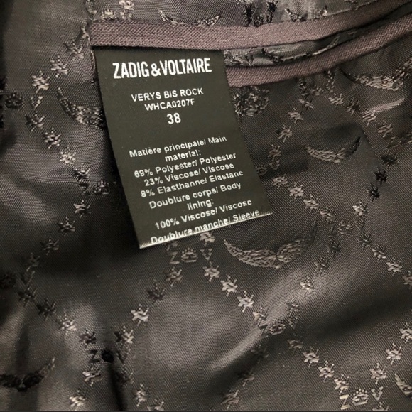 { Zadig & Voltaire } - Verys Bis Rock Blazer - Picture 4 of 4